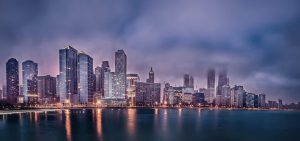 Chicago Downtown Lakefront Skyline