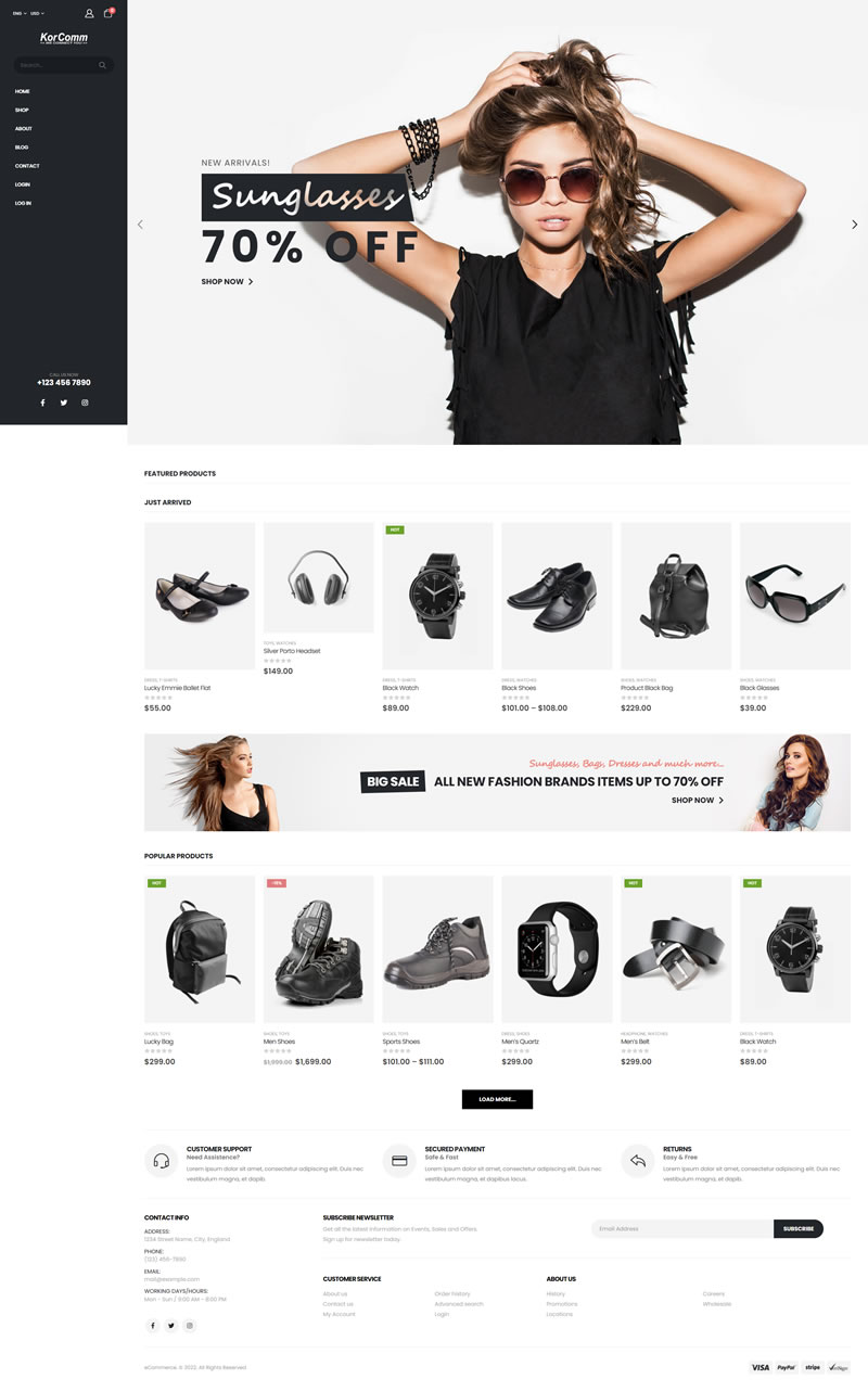 Sample Ecommerce Website