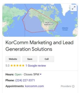 KorComm Google Business