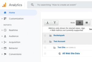 Google analytics UA